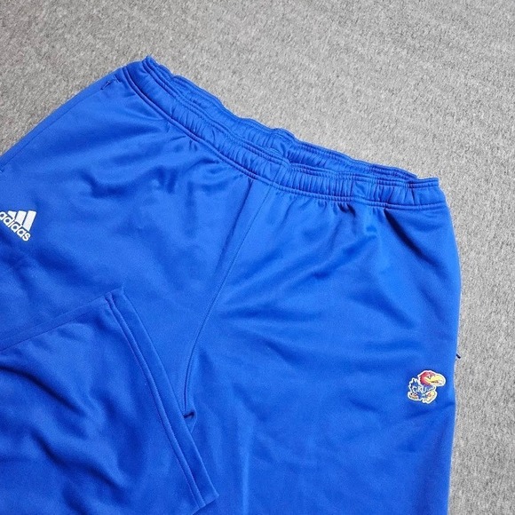 adidas Other - Adidas Track Pants Mens 2XLT Blue Kansas Jayhawks ClimaWarm M34652 Team Worn